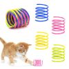 Colorful Cat Spring Toys, Interactive Chew & Chase Fun for Indoor Cats & Kittens