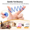 Colorful Cat Spring Toys, Interactive Chew & Chase Fun for Indoor Cats & Kittens