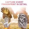 Dowmoo Couple Hand Model Clone Powder, Valentine's Day Diy Gift 3d Hand Model Crafts Creative Home Decoration