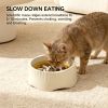Pink dual-purpose slow food bowl, fast/slow food can be freely switched to adapt to different pet eating habits, cross-border hot selling pet supplies